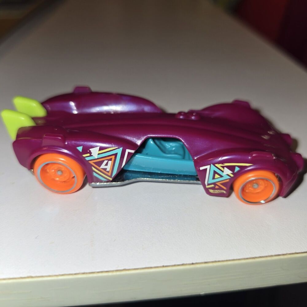 Hot Wheels 2018 Purple Side Kick Made in Indonesia MJ, 1, NL FYB35 Rare  Loose
